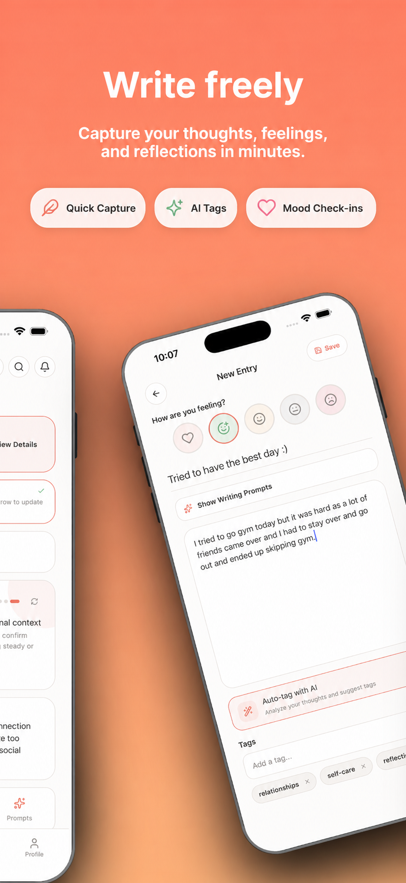 Write freely screenshot